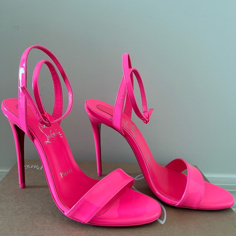 Christian Louboutin Loubigirl, 100mm Patent - NEVER WORN